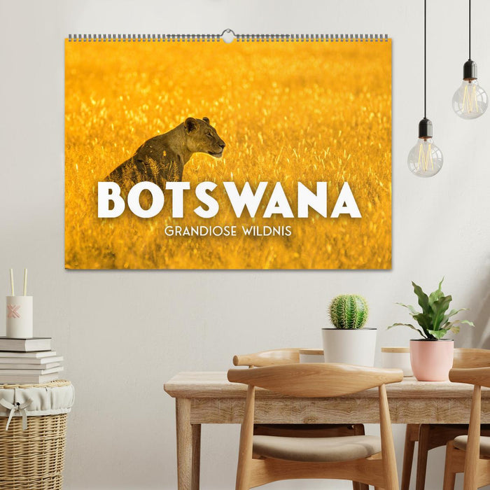 Botswana - Grandiose Wildnis (CALVENDO Wandkalender 2025)