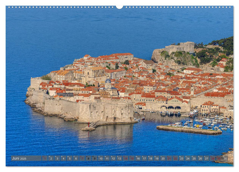 Dubrovnik - Stolze Schönheit der Dalmatischen Küste (CALVENDO Premium Wandkalender 2025)