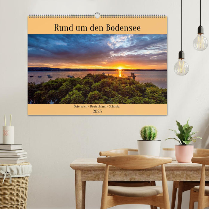 Rund um den Bodensee (CALVENDO Wandkalender 2025)