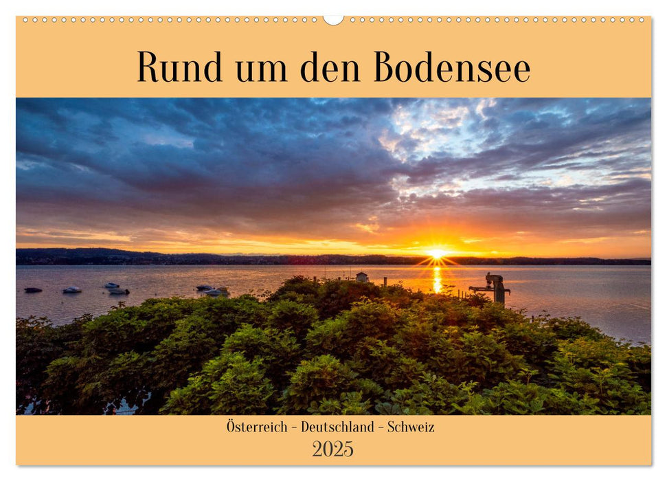 Rund um den Bodensee (CALVENDO Wandkalender 2025)