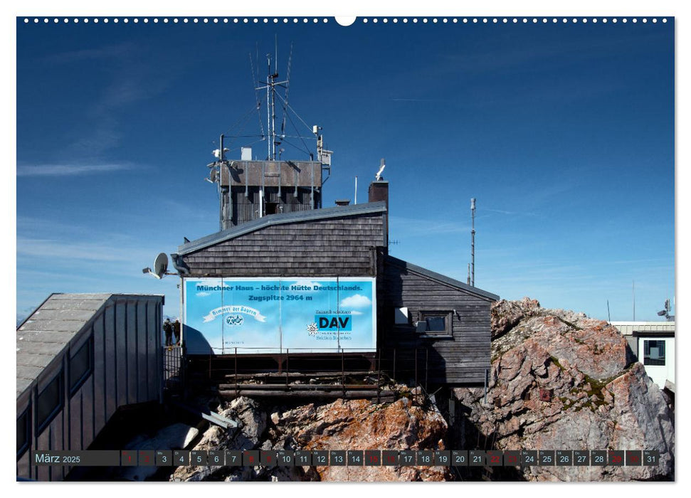 Zugspitze aufi (CALVENDO Premium Wandkalender 2025)