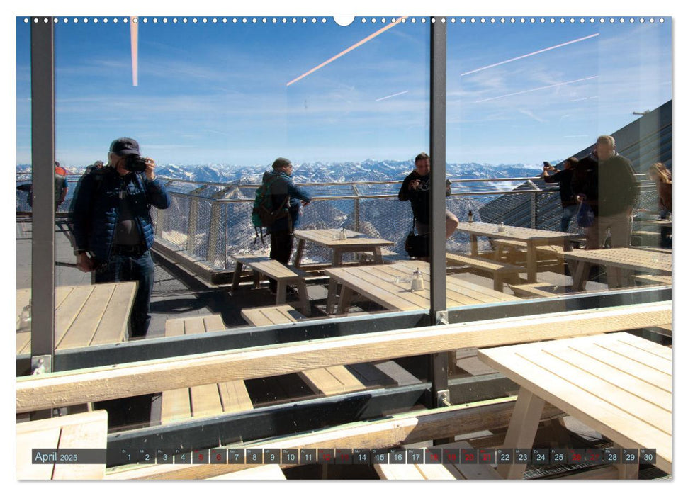 Zugspitze aufi (CALVENDO Premium Wandkalender 2025)