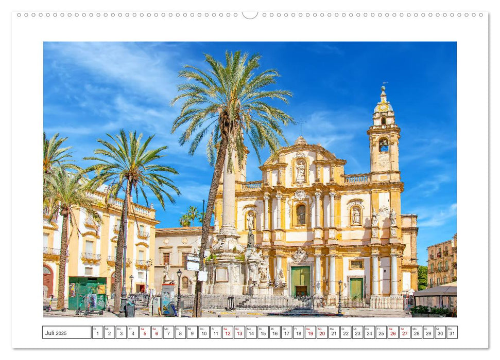 Unterwegs in Palermo (CALVENDO Premium Wandkalender 2025)