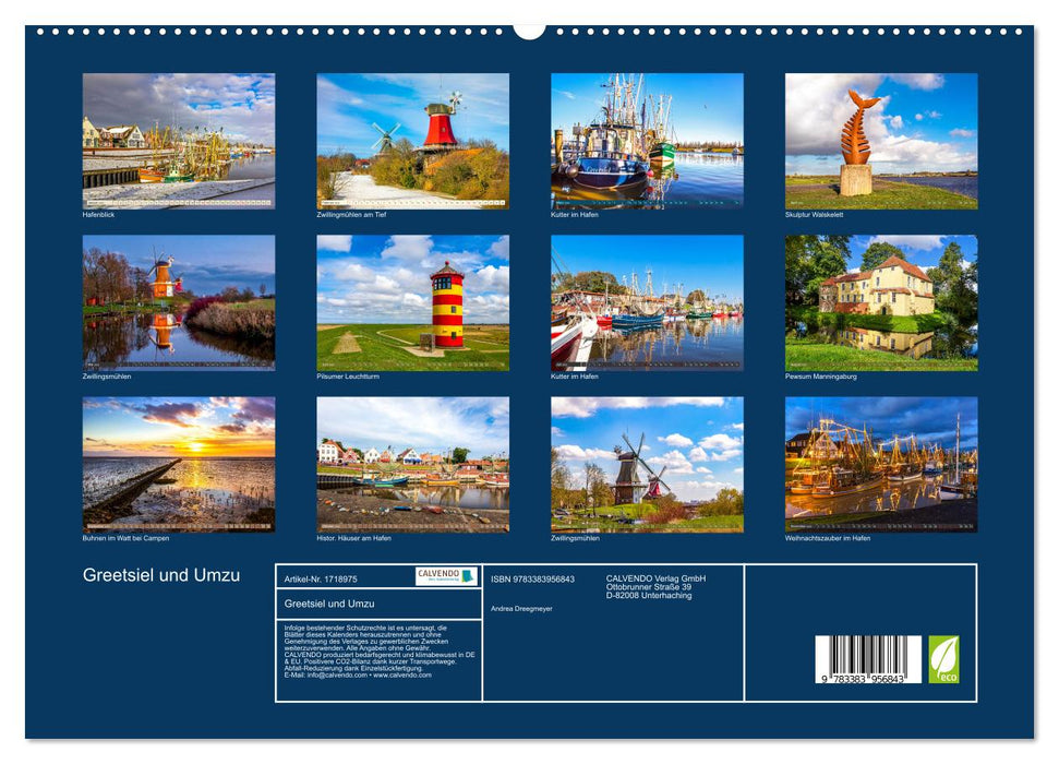 Greetsiel und Umzu (CALVENDO Premium Wandkalender 2025)