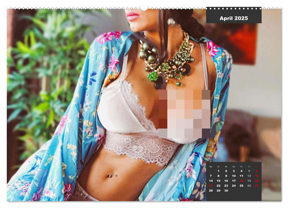 Sexy. Sinnlich. Reizend. Frauen in erotischen Dessous (CALVENDO Premium Wandkalender 2025)