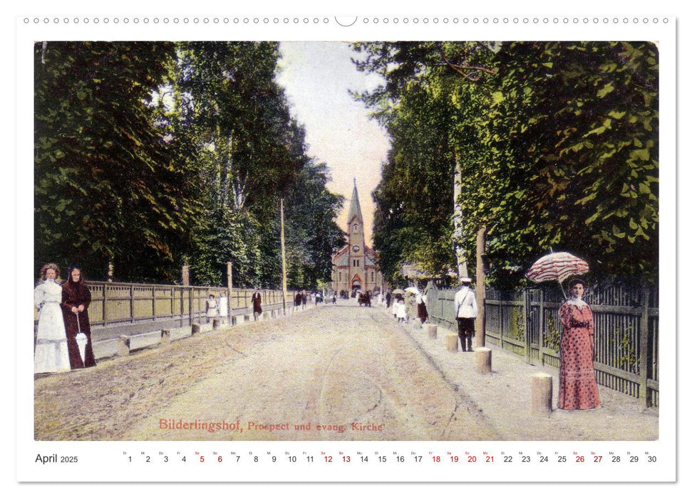 Strand-Bilder Anno 1900 - Rigas Seebäder in historischen Ansichten (CALVENDO Premium Wandkalender 2025)