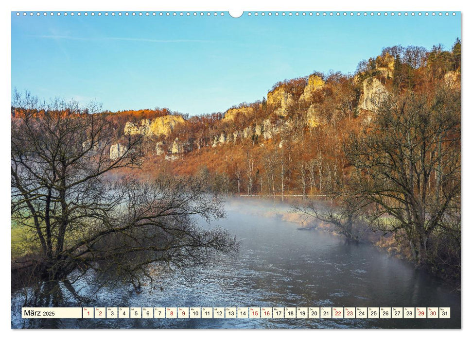 Naturpark Obere Donau (CALVENDO Premium Wandkalender 2025)