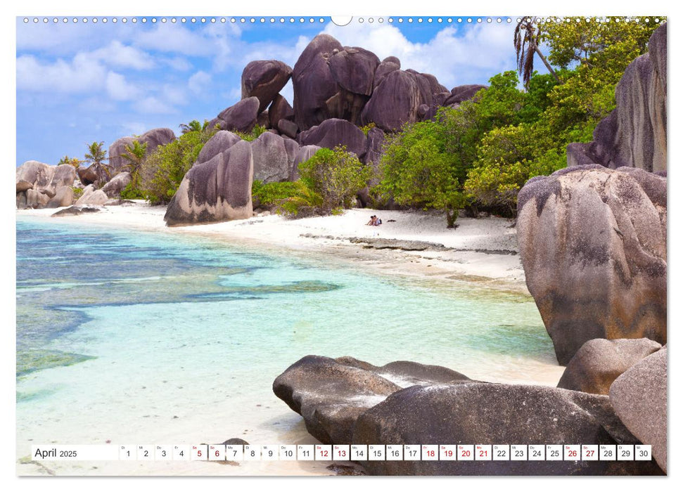 Traumstrände, mal tropisch warm, mal nordisch kalt (CALVENDO Premium Wandkalender 2025)