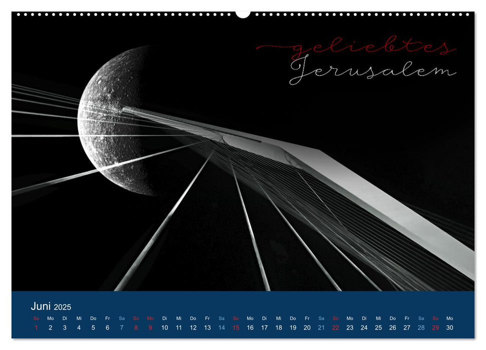 Geliebtes Jerusalem (CALVENDO Wandkalender 2025)