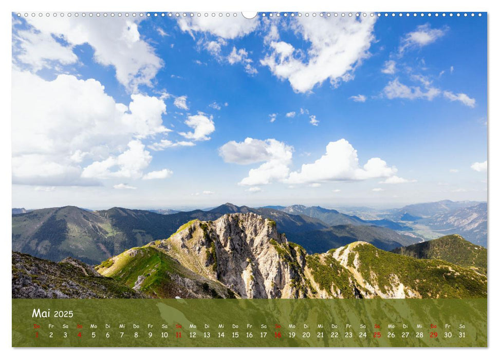 Bergparadies Garmisch - traumhafte Impressionen (CALVENDO Premium Wandkalender 2025)