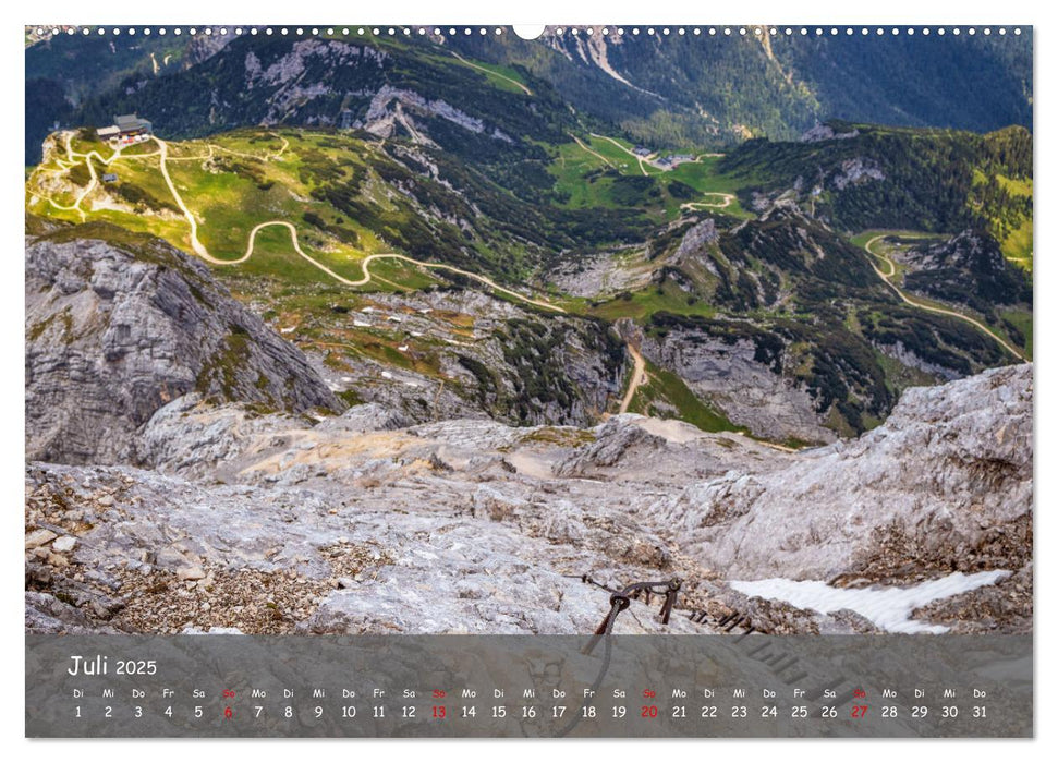 Bergparadies Garmisch - traumhafte Impressionen (CALVENDO Premium Wandkalender 2025)