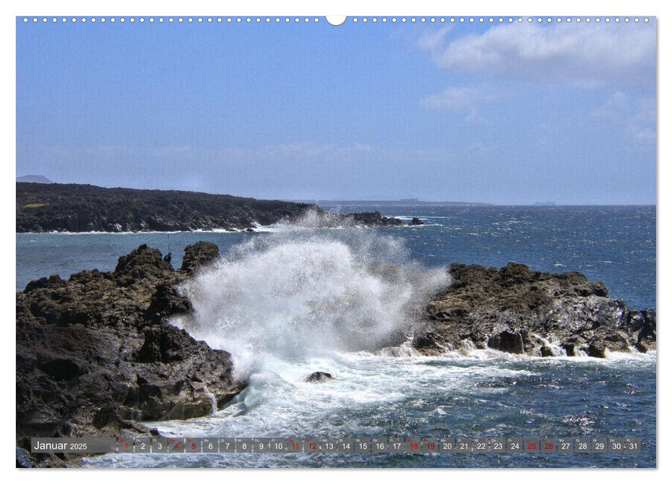 Lanzarote Aus Vulkanen geboren (CALVENDO Premium Wandkalender 2025)