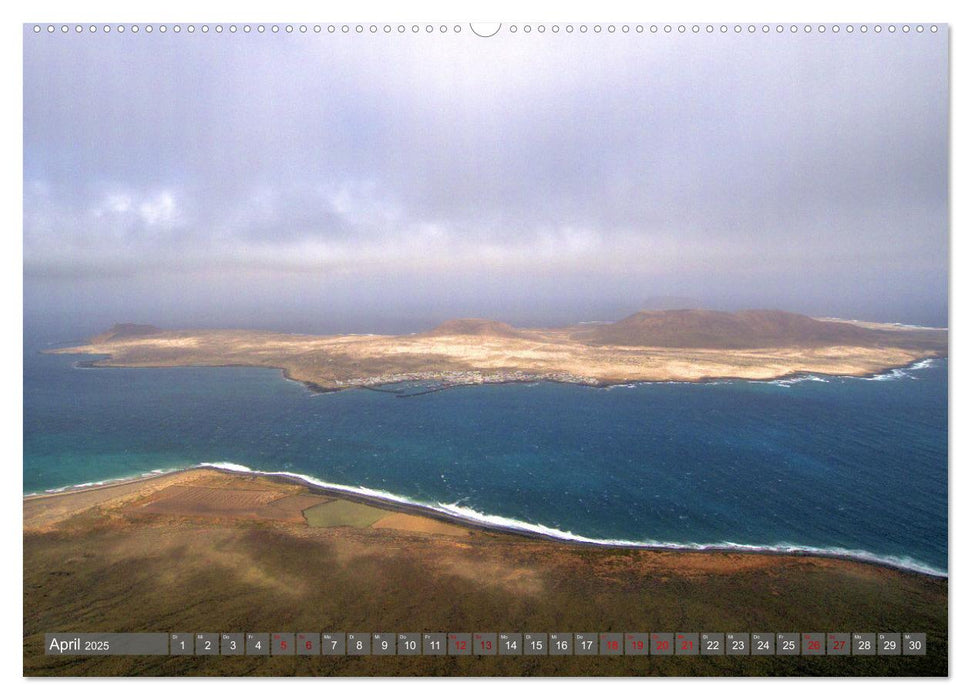 Lanzarote Aus Vulkanen geboren (CALVENDO Premium Wandkalender 2025)