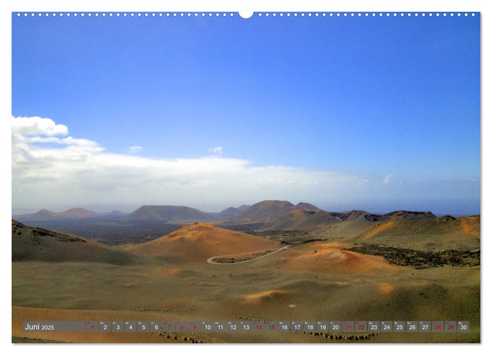 Lanzarote Aus Vulkanen geboren (CALVENDO Premium Wandkalender 2025)