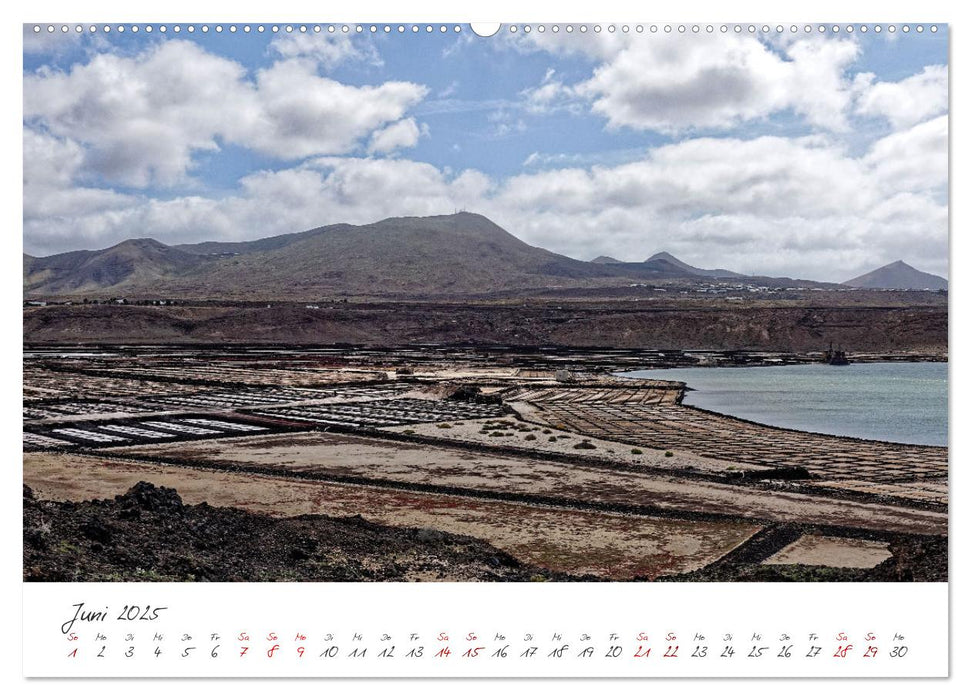 Lanzarote & La Graciosa - Inseln der spektakulären Landschaften (CALVENDO Premium Wandkalender 2025)