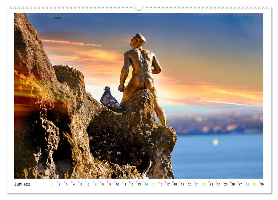 Lissabon One Day (CALVENDO Premium Wandkalender 2025)