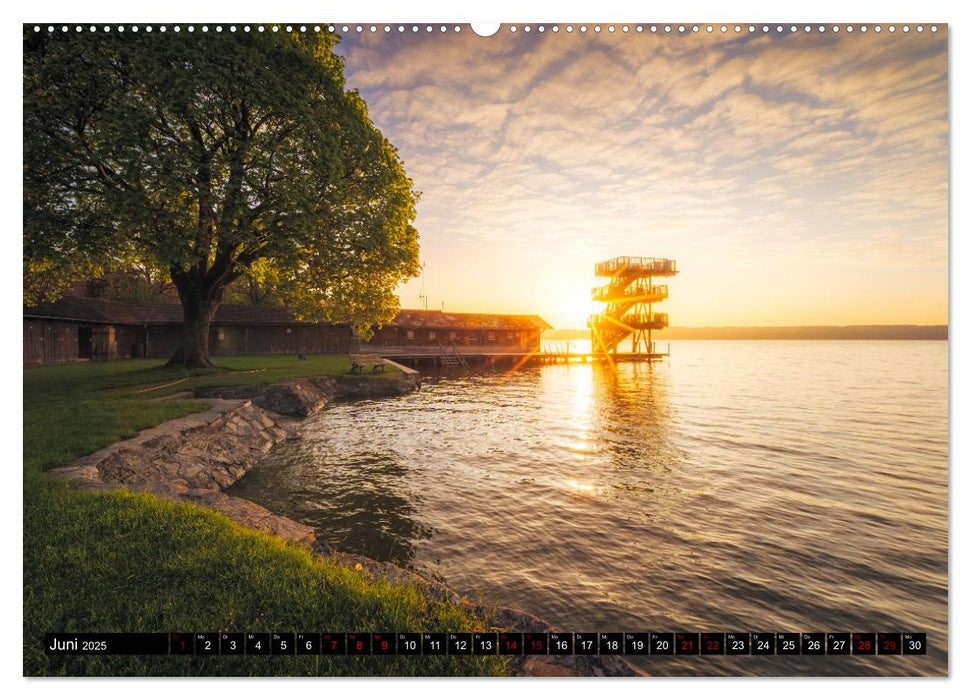 Lichtbilder vom Ammersee (CALVENDO Premium Wandkalender 2025)