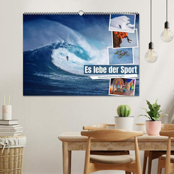 Es lebe der Sport - Momentaufnahmen by VogtArt (CALVENDO Wandkalender 2025)