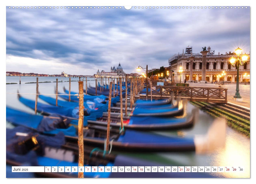 Venedig und Burano - Lagunenstadt und bunte Häuser (CALVENDO Premium Wandkalender 2025)