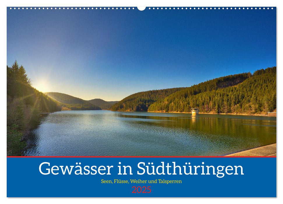 Gewässer in Südthüringen (CALVENDO Wandkalender 2025)