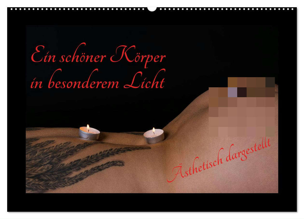 Ein schöner Körper in besonderem Licht (CALVENDO Wandkalender 2025)