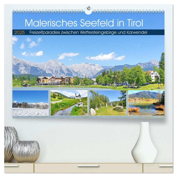 Malerisches Seefeld in Tirol (CALVENDO Premium Wandkalender 2025)