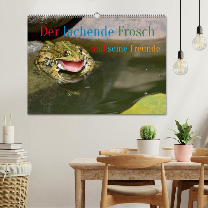 Der lachende Frosch und seine Freunde (CALVENDO Wandkalender 2025)