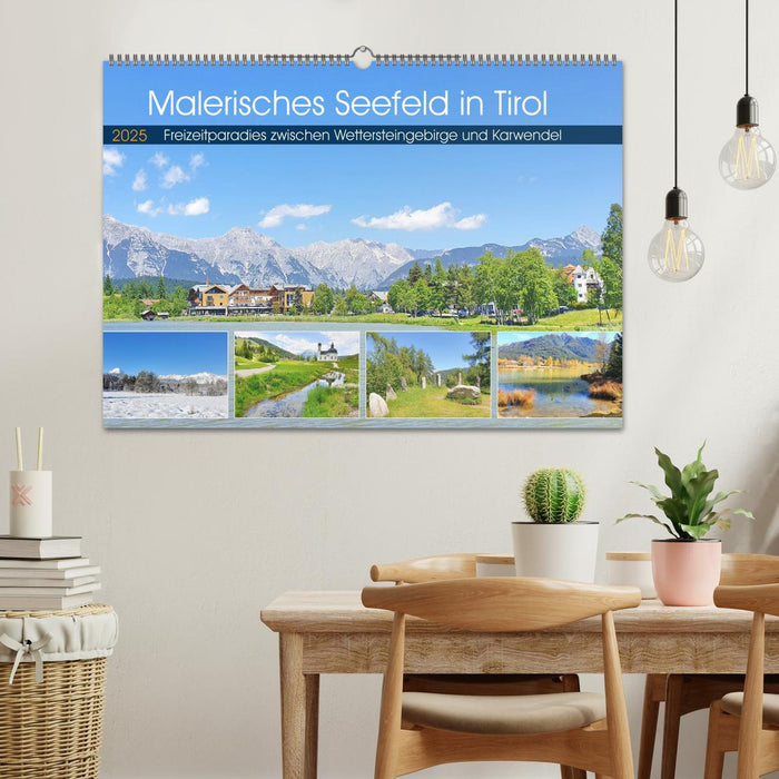 Malerisches Seefeld in Tirol (CALVENDO Wandkalender 2025)