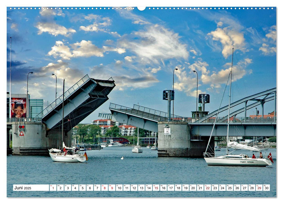 Sehenswertes im Süden Dänemarks (CALVENDO Wandkalender 2025)