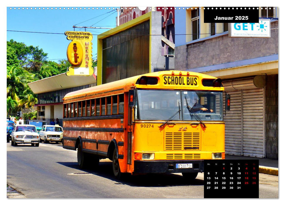 BusTalgie in Kuba (CALVENDO Wandkalender 2025)