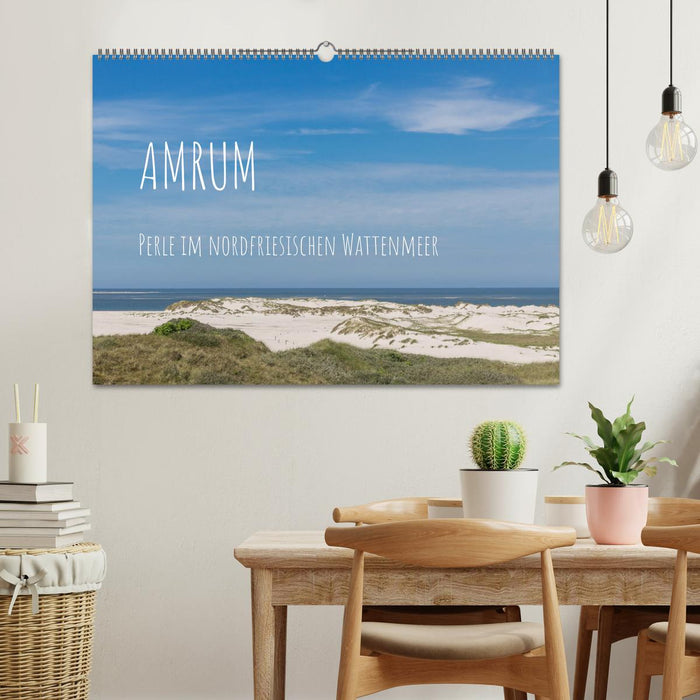 Amrum - Perle im nordfriesischen Wattenmeer (CALVENDO Wandkalender 2025)