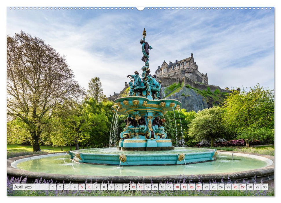 EDINBURGH Impressionen bei Tag und Nacht (CALVENDO Premium Wandkalender 2025)