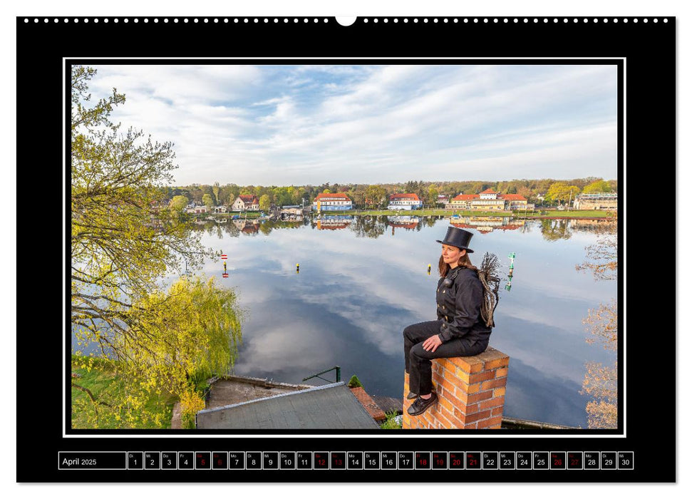 Schornsteinfeger über Berlin - Glückseligkeit (CALVENDO Wandkalender 2025)