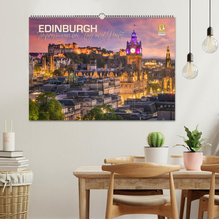 EDINBURGH Impressionen bei Tag und Nacht (CALVENDO Wandkalender 2025)