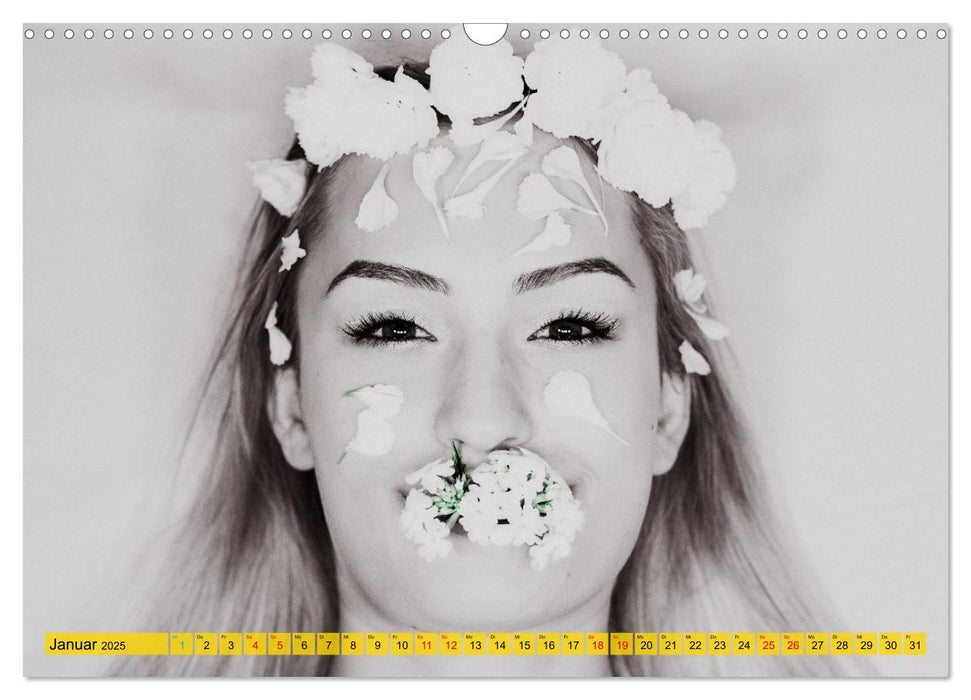 FlowerFace (CALVENDO Wandkalender 2025)