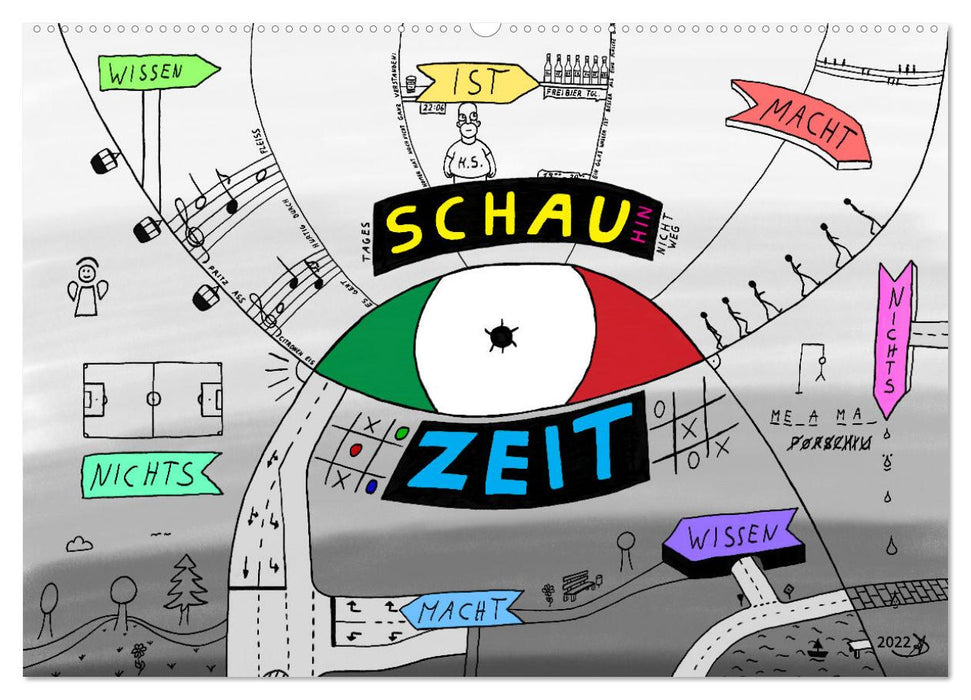 SchauZeit (CALVENDO Wandkalender 2025)