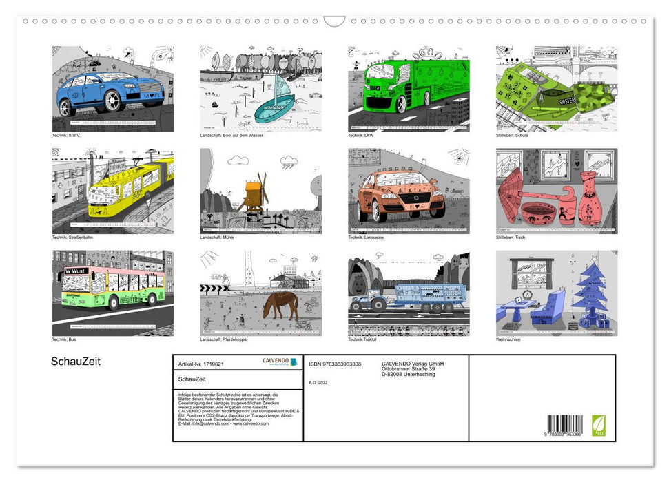 SchauZeit (CALVENDO Wandkalender 2025)