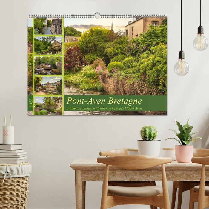 Pont-Aven Bretagne (CALVENDO Wandkalender 2025)