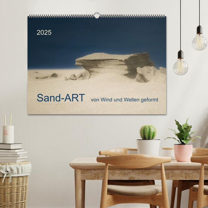 Sand-ART, von Wind und Wellen geformt (CALVENDO Wandkalender 2025)