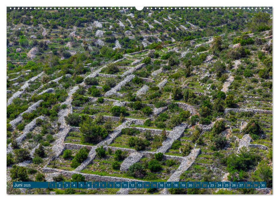 Insel Hvar - Der sonnigste Platz der Adria (CALVENDO Wandkalender 2025)