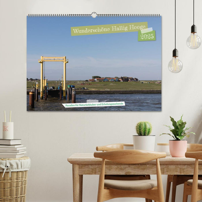 Wunderschöne Hallig Hooge (CALVENDO Wandkalender 2025)