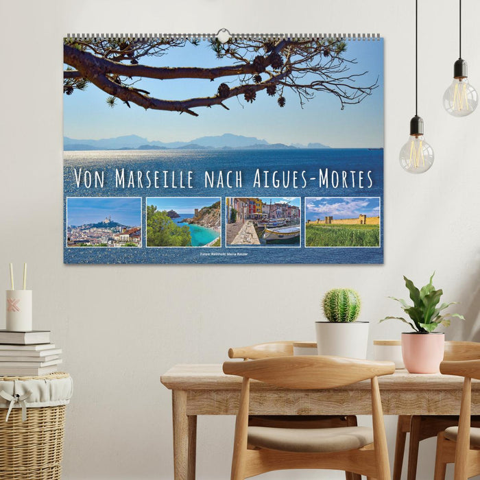 Von Marseille nach Aigus-Mortes (CALVENDO Wandkalender 2025)