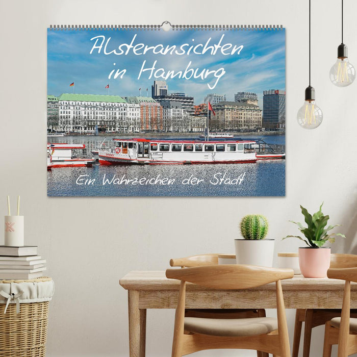 Alsteransichten in Hamburg (CALVENDO Wandkalender 2025)