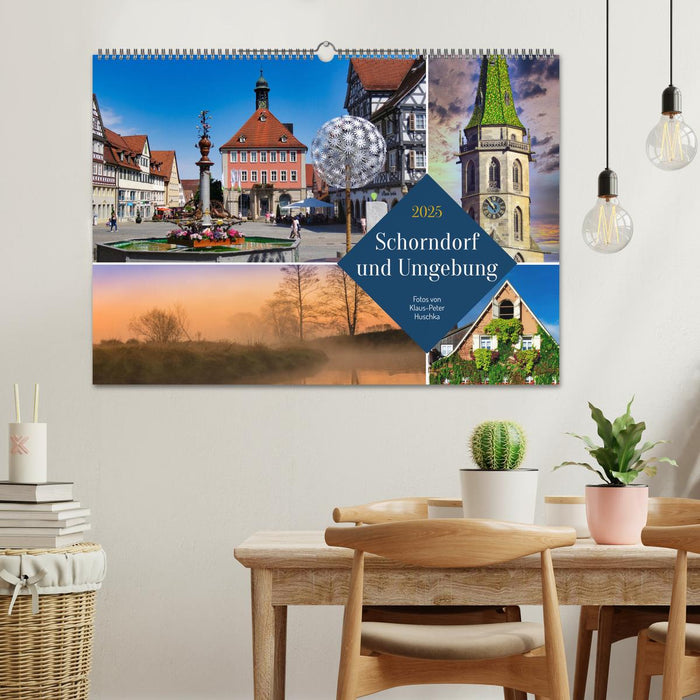 Schorndorf und Umgebung (CALVENDO Wandkalender 2025)