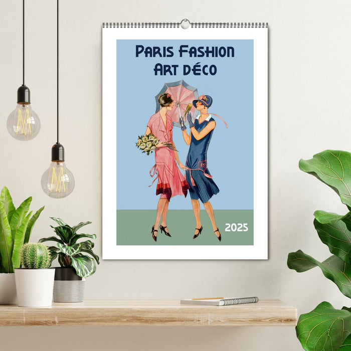 Paris Fashion Art déco (CALVENDO Wandkalender 2025)