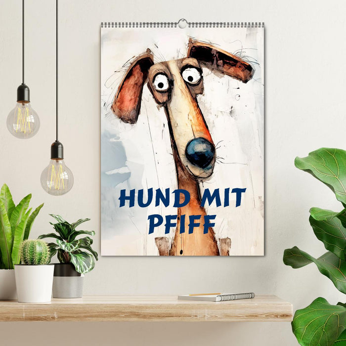 Hund mit Pfiff (CALVENDO Wandkalender 2025)