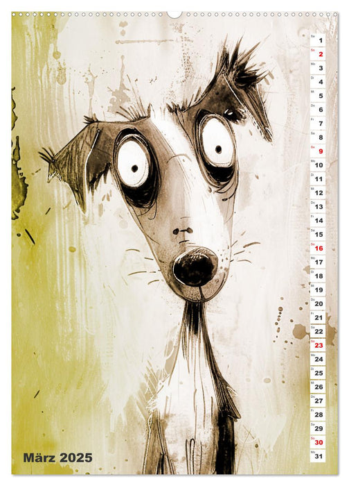 Hund mit Pfiff (CALVENDO Wandkalender 2025)