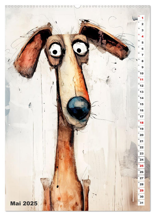 Hund mit Pfiff (CALVENDO Wandkalender 2025)