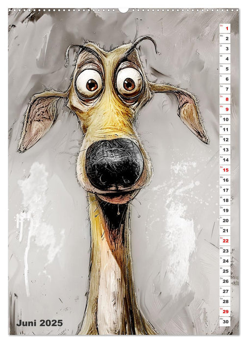 Hund mit Pfiff (CALVENDO Wandkalender 2025)