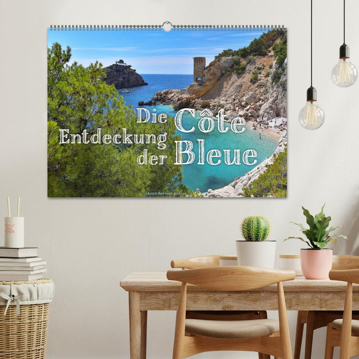 Die Entdeckung der Côte Bleue (CALVENDO Wandkalender 2025)